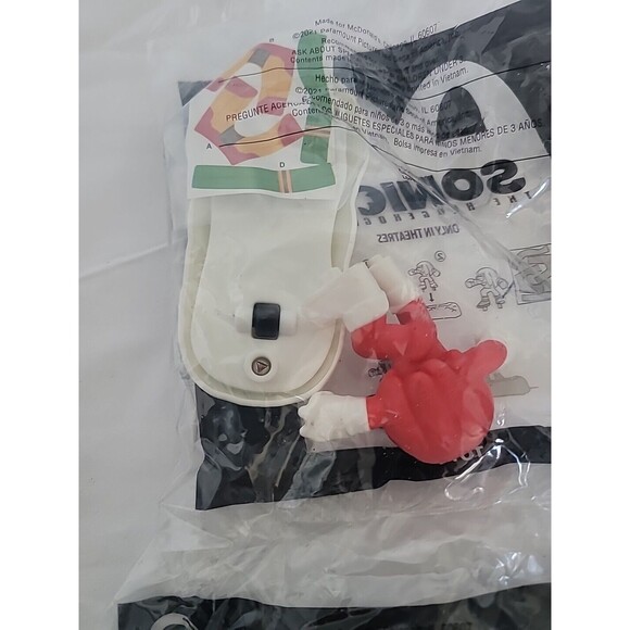 SONIC 2 Toys 7 And 8 McDonalds 2022 Happy Meal Toys NEW FACTORY SEALED Lot Of 2 - Picture 7 of 9